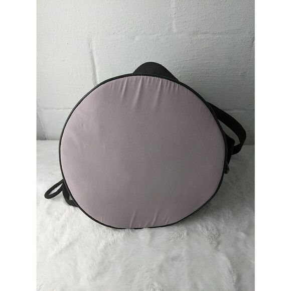 Fabletics Carina Cinched Nylon Light Pink Bucket‎ Bag w Black Straps - Picture 5 of 12